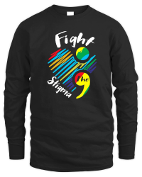 Product Fight the Stigma Mental Health Awareness Unisex Sweatshirt
