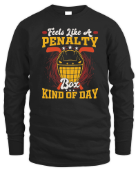 Product Funny Hockey Season Feels like a penalty box kind of day Unisex Sweatshirt