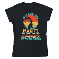 Product Greyhound Lover Mom Mothers Day Classic Womens Crewneck T-shirt