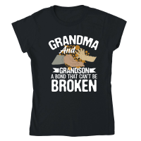 Product Grandma and Grandson a Bond That Can't be broken Classic Womens Crewneck T-shirt