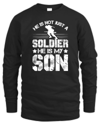 Product He Is Not Just A Soldier He Is My Son father day Unisex Sweatshirt