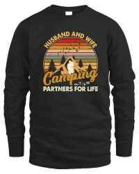 Product Husband And Wife Camping Partners For Life Unisex Sweatshirt