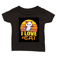 Product I love Cat Classic Baby Crewneck T-shirt