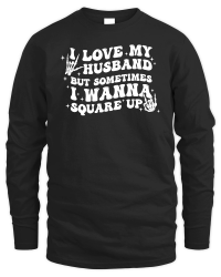Product I Love My Husband 2 white Unisex Sweatshirt