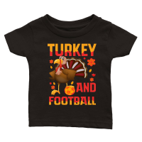 Product Thanksgiving   turkey and football Classic Baby Crewneck T-shirt