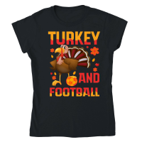 Product Thanksgiving   turkey and football Classic Womens Crewneck T-shirt