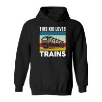 Product This Kid Loves Trains Hoodie