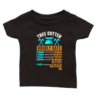 Product Tree Cutter Hourly Rate Classic Baby Crewneck T-shirt