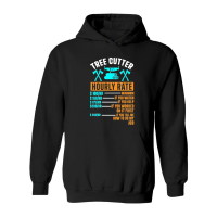 Product Tree Cutter Hourly Rate Hoodie