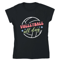 Product Volleyball all day 01 Classic Womens Crewneck T-shirt