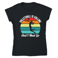 Product Volleyball Is Calling And I Must Go 01 Classic Womens Crewneck T-shirt