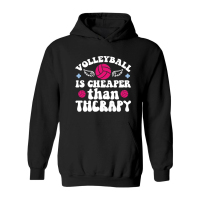 Product Volleyball is cheaper than therapy 01 Hoodie