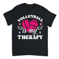 Product Volleyball is my therapy 01 Unisex T-Shirt