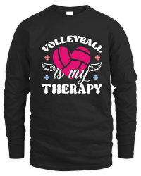 Product Volleyball is my therapy 01 Unisex Sweatshirt