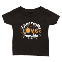 Product A just really love pumpkin Classic Baby Crewneck T-shirt