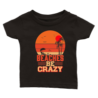 Product Beaches Be Crazy Classic Baby Crewneck T-shirt