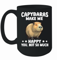 Product Capybara make me happy you not so much Mug