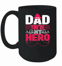 Product Fathers Day   Dad,You’re My Hero Mug