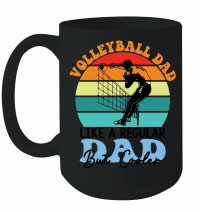 Product fathers day  Volleyball dad like a regular dad but cooler 01 Mug