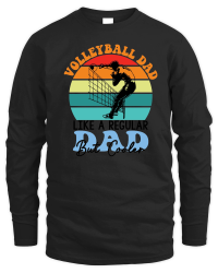 Product fathers day  Volleyball dad like a regular dad but cooler 01 Unisex Sweatshirt