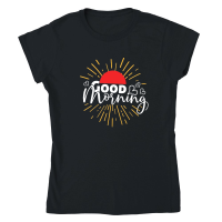 Product Good Morning 2 Classic Womens Crewneck T-shirt