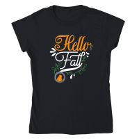 Product Hello Fall Classic Womens Crewneck T-shirt