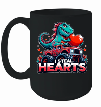 Product I Steal Hearts Dinosaur Valentine Mug