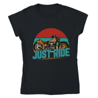 Product Just Ride Motorbike Classic Womens Crewneck T-shirt