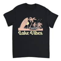 Product Lake Vibes Surfing Summer Unisex T-Shirt