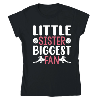 Product Little sister biggest fan 01 Classic Womens Crewneck T-shirt