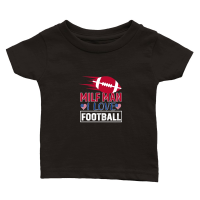 Product milk man  i love American Football Classic Baby Crewneck T-shirt