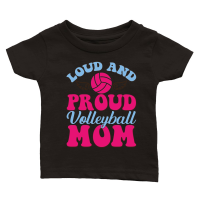 Product mothers day   Loud and Proud Volleyball Mom 01 Classic Baby Crewneck T-shirt