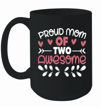 Product Mothers Day   Proud Mom of Two Awesome Mug