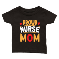 Product Mothers Day   Proud Nurse Mom Classic Baby Crewneck T-shirt