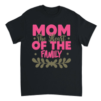 Product Mothers Day   Mom The Heart Of The Family Unisex T-Shirt