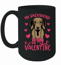Product My Dachshund is My Valentine Mug