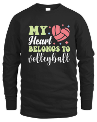 Product My heart belongs to volleyball 01 Unisex Sweatshirt