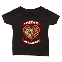 Product Pizza is My Valentine Classic Baby Crewneck T-shirt