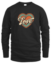 Product Retro Love Valentine Unisex Sweatshirt