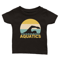 Product Sunset Aquatics Vintage Retro Classic Baby Crewneck T-shirt