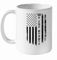 Product We the People Patriotic Flag  2 White Ceramic Mug