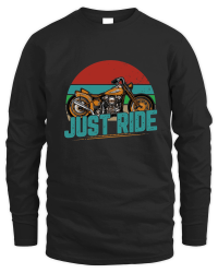 Product Just Ride Motorbike Unisex Sweatshirt