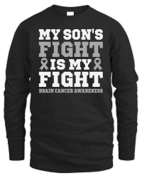 Product My Sons Fight My Fight Brain Cancer Awareness Unisex Sweatshirt
