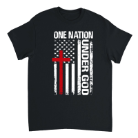 Product One Nation Under God. American By Birth Christian By The Grace Of God Unisex T-Shirt