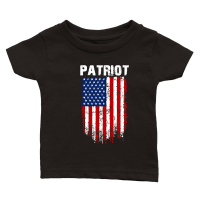 Product Patriot USA Flag white Classic Baby Crewneck T-shirt