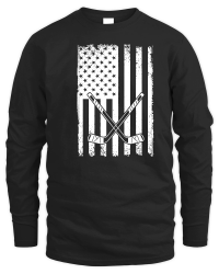 Product Patriot day usa flag with hockey Unisex Sweatshirt