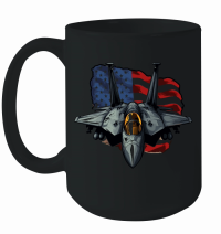 Product Patriotic USA Flag Fighter Jets Mug