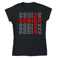 Product Senior 2024 Class of 2024 Back to School Classic Womens Crewneck T-shirt