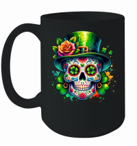 Product Sugar Skull Saint Patricks Day Mug