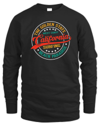 Product The Golden State California Surfing Unisex Sweatshirt
